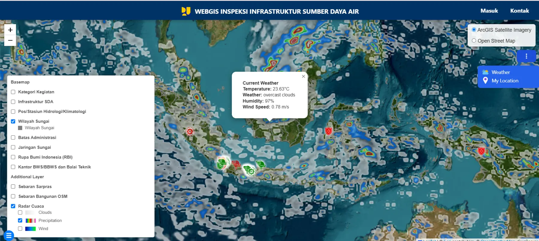 Smart Infra GIS / KBA SDA application interface